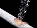 frozen burst pipe repair