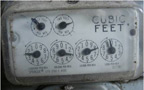gas meter display